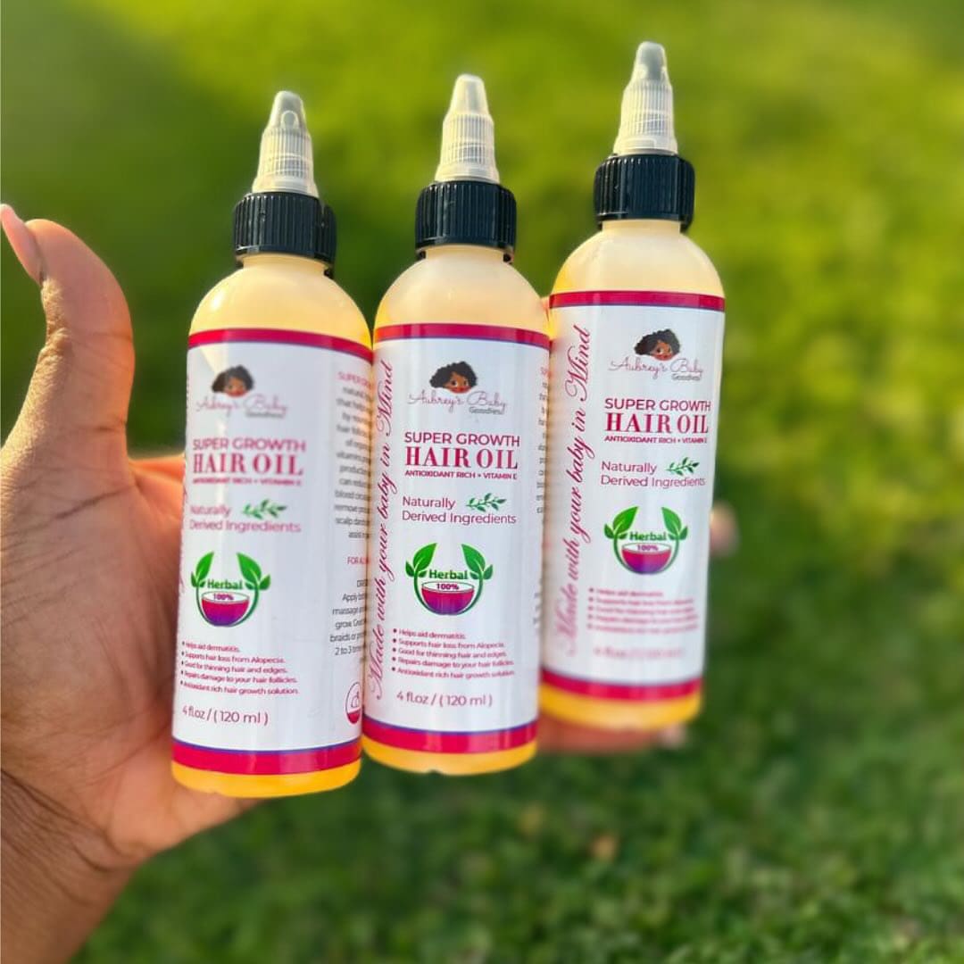 1oz Super Hair Growth Oil Bundle