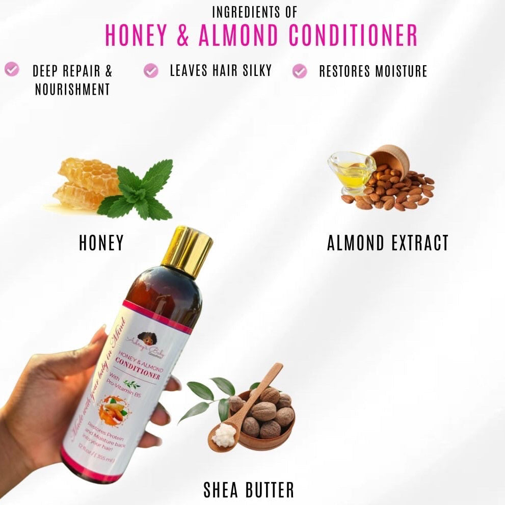 Nourish and Repair: Honey and Almond Conditioner