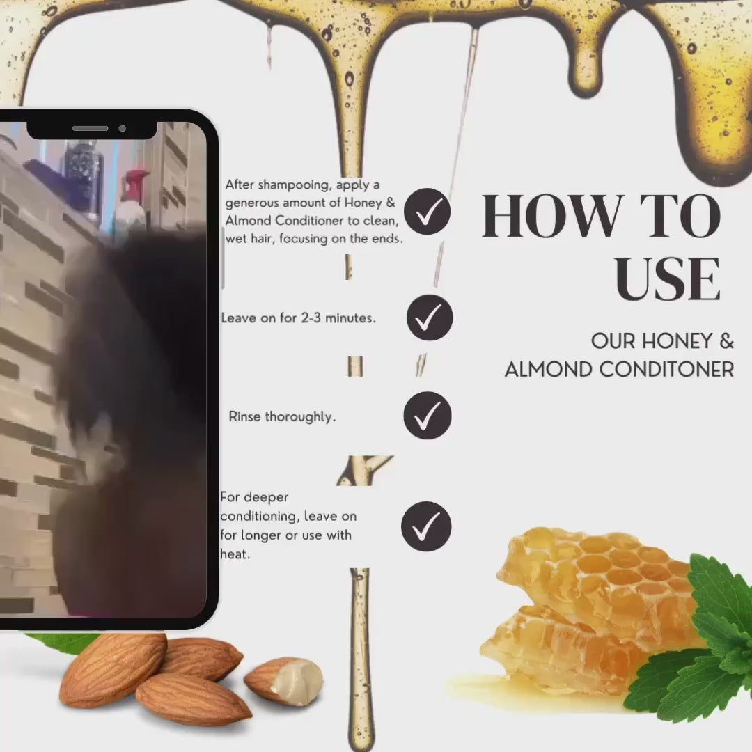 Nourish and Repair: Honey and Almond Conditioner